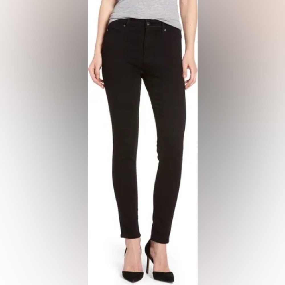 ADRIANO GOLDSCHMIED Farrah Skinny in Super Black Size 27